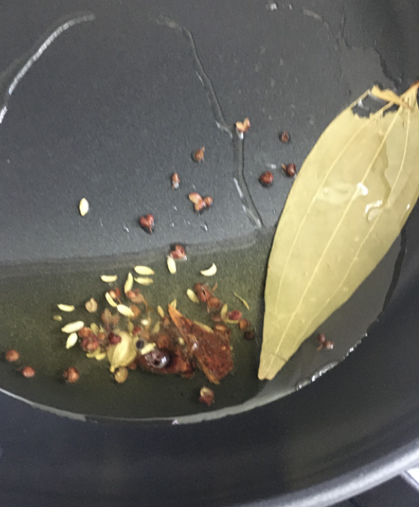 Frying Whole Spices