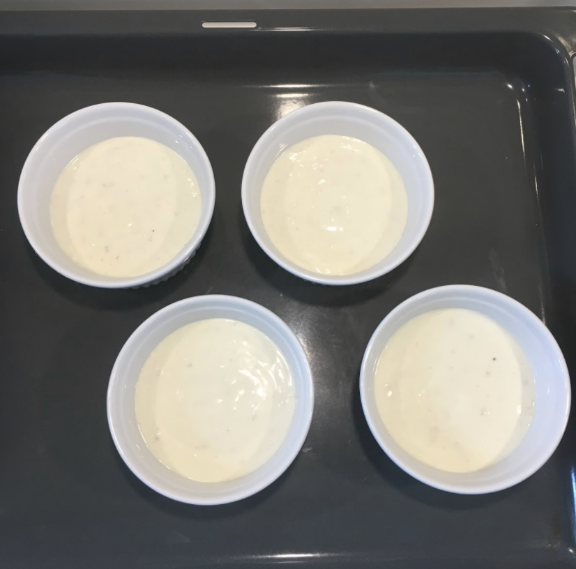Prepared Lychee Yogurt Mixture